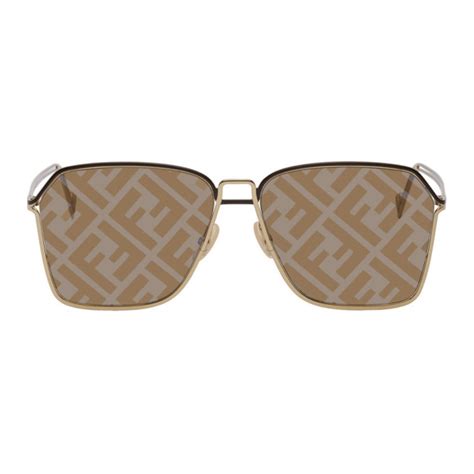 fendi gold sunglasses|Fendi sunglasses catalogue.